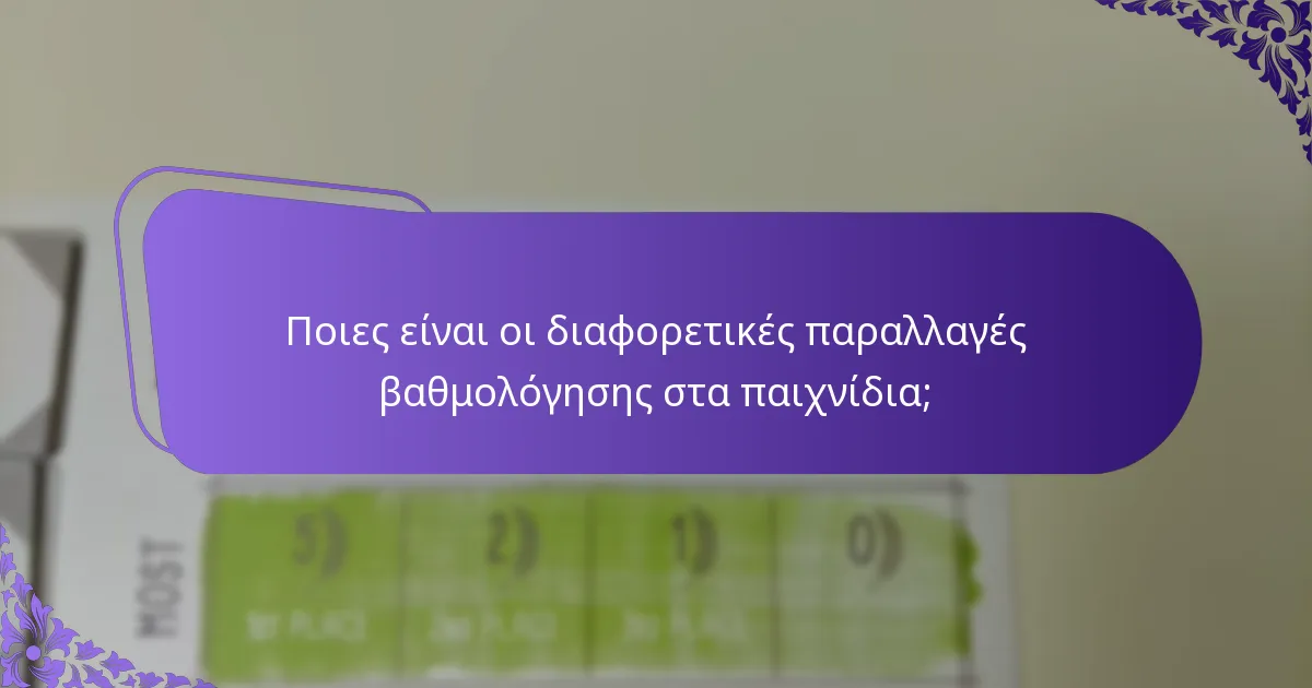 Πώς μπορεί να προσαρμοστεί η βαθμολόγηση για χαλαρό παιχνίδι;