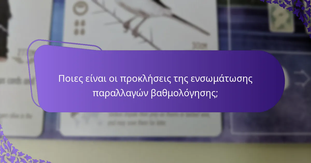 Ποια συστήματα βαθμολόγησης είναι πιο αποτελεσματικά για θεματική ενσωμάτωση;