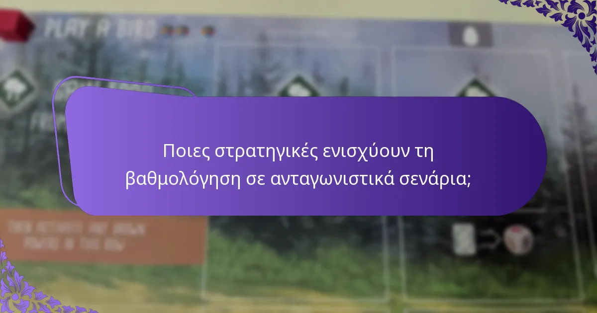 Πώς επηρεάζει η βαθμολόγηση στο τέλος του παιχνιδιού τη συνολική απόδοση;